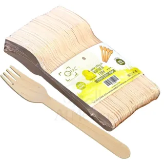 QPAC Wooden Fork 50pcs WDF