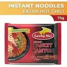 Lucky Me Pancit Canton Extra Hot Chili Flavor Instant Noodles 75g