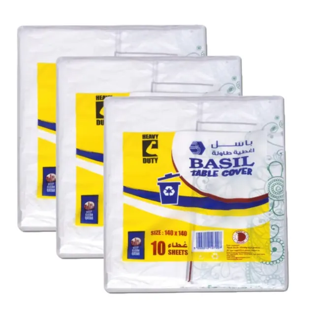 Basil Table Cover 140 x 140 cm 3 Sheets Special Price