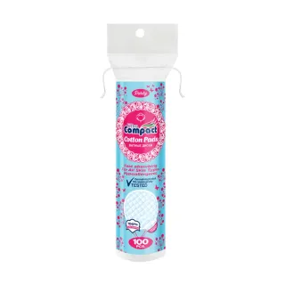 Ultra Compact Cotton Pads 100 Pieces