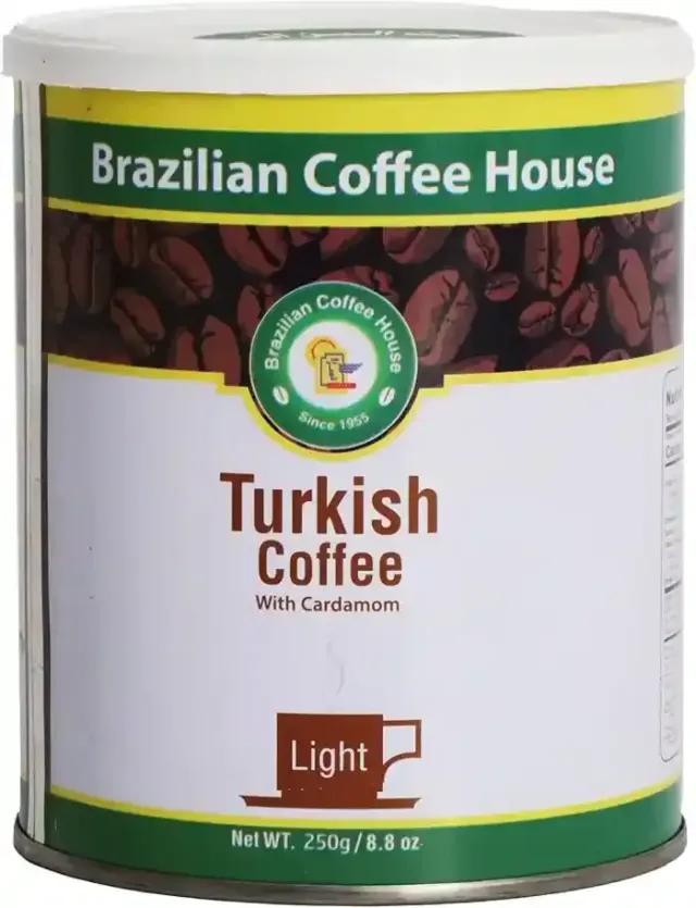 BRAZILIAN TURKISH COF W/CARDA LIT 250G
