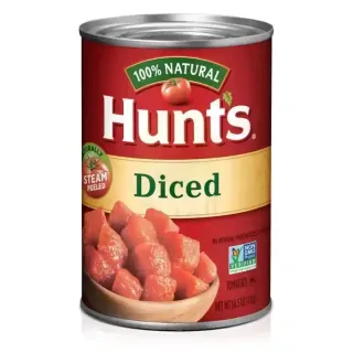 Hunts Tomatoes Diced Petite 410G