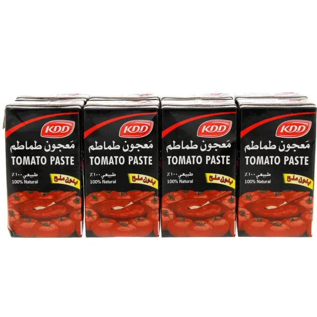 معجون طماطم كيه دي دي - عبوة اقتصادية 135 جم × 8 قطع