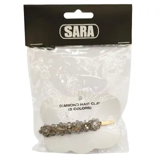 SARA HAIR CLIP DIAMOND SINGLE LINE OUZZ007
