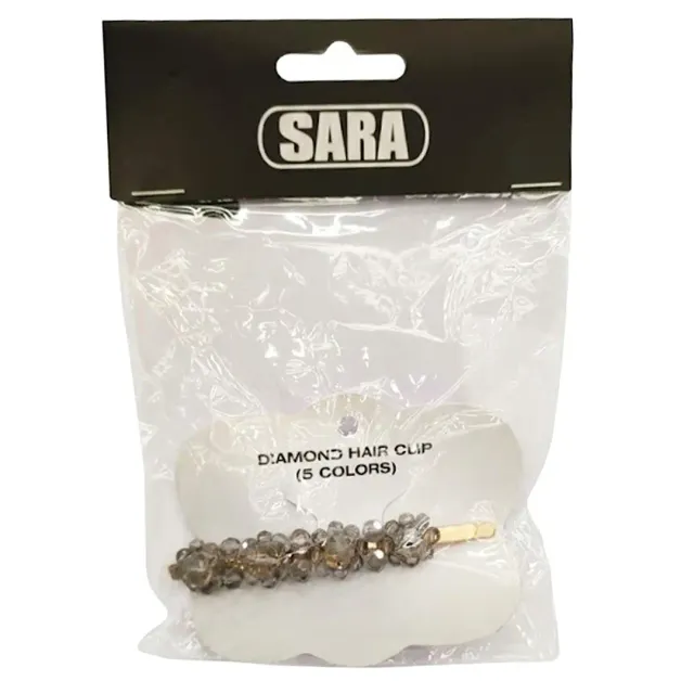 SARA HAIR CLIP DIAMOND SINGLE LINE OUZZ007