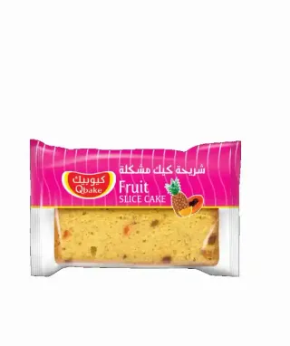 شريحة كيك فواكه كيو بيك 70 جم