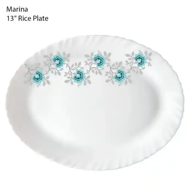 Borosil Rice Plate 13 Assorted Bo-Rp13