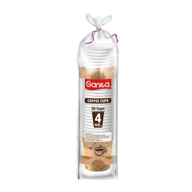 Sanita Paper Cups Rgthk 4 Oz 50 Cups