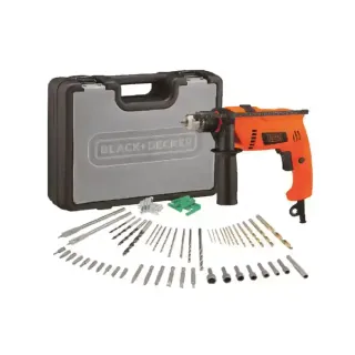 Black&Decker Drill + 50 Accesories Hd650Kit-B5