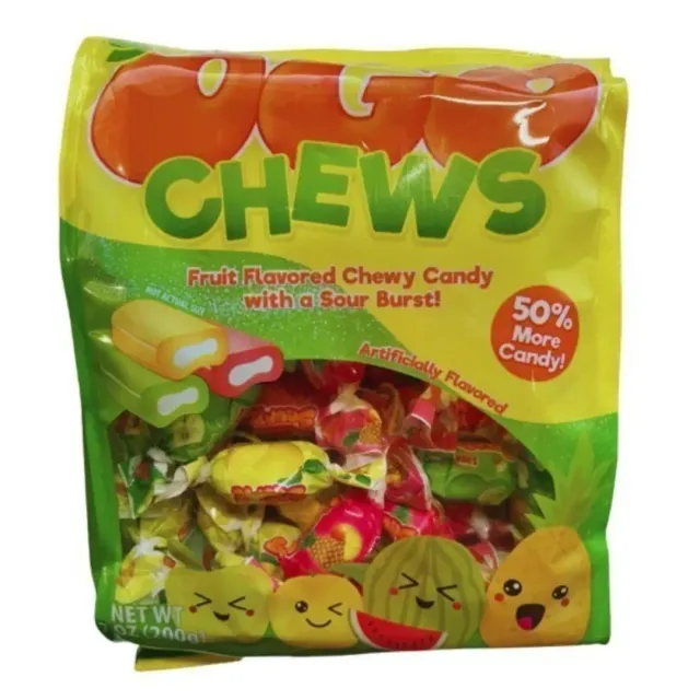 Ogo Sour Chews Candy 200g