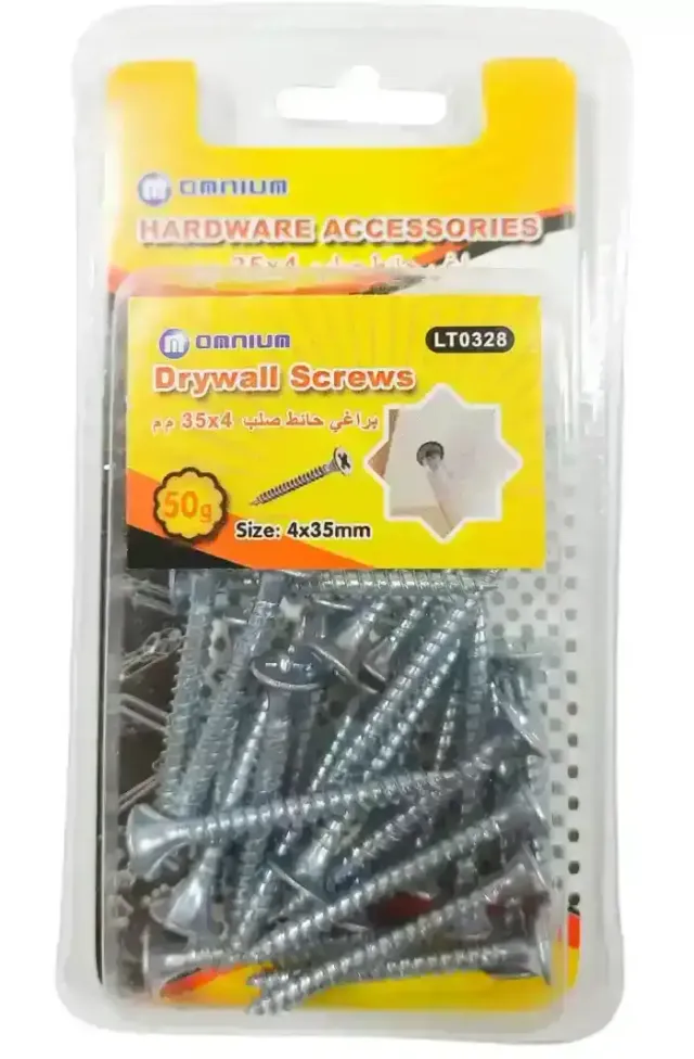 Omnium4X35Mm Wallscrews Lt0328
