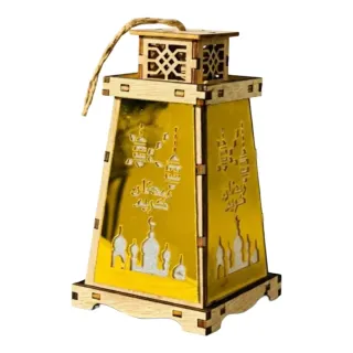 تيك_ستار فانوس خشبي LED TS-4036