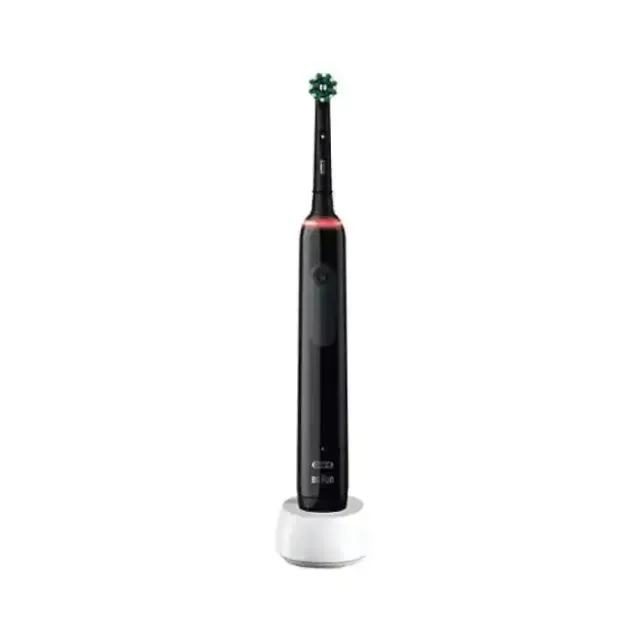 Oral-B Power Pro 3 3000 Toothbrush Black with Travel Case Round Head