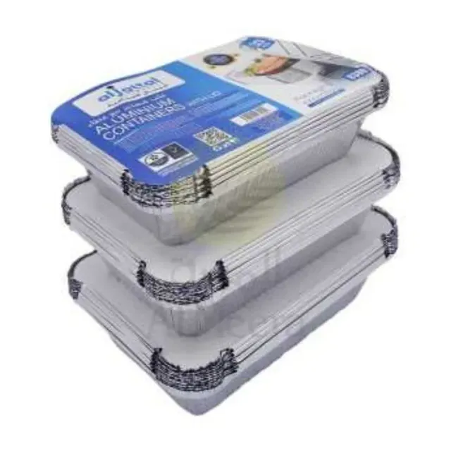 Al Jattal Aluminum Container 10pcs 3-Set