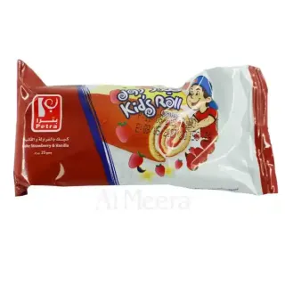 Petra Kids Roll Cake Strawberry & Vanilla
