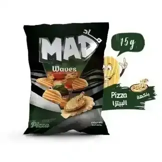 MAD WAVES CHIPS PIZZA 15G