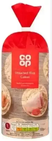 Co-Op Rice Cakes Unsalted 100 g