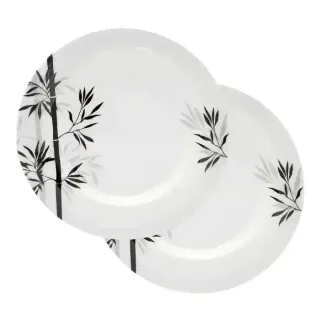 AZCOR MELAMIN PLATE 25.5CM 2S SET 0811