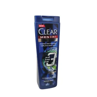 Clear Men 3-in-1 Active Cool Shampoo 400ml