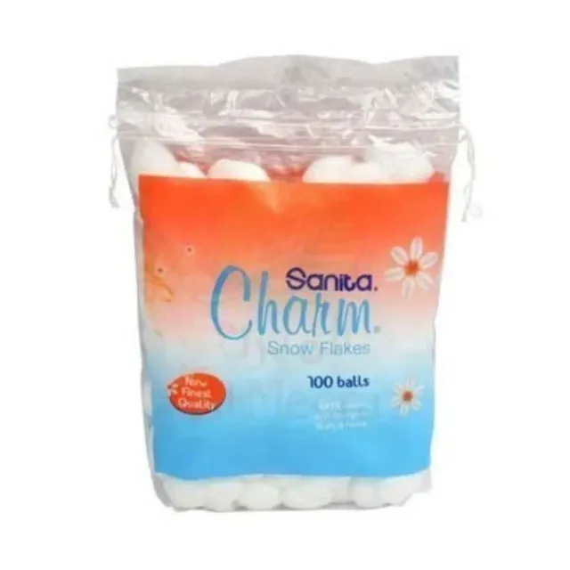 Charm Cotton Balls Colored 128 g