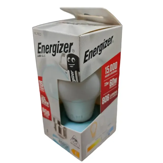 Energizer LED Gls Daylight 7.3W B22