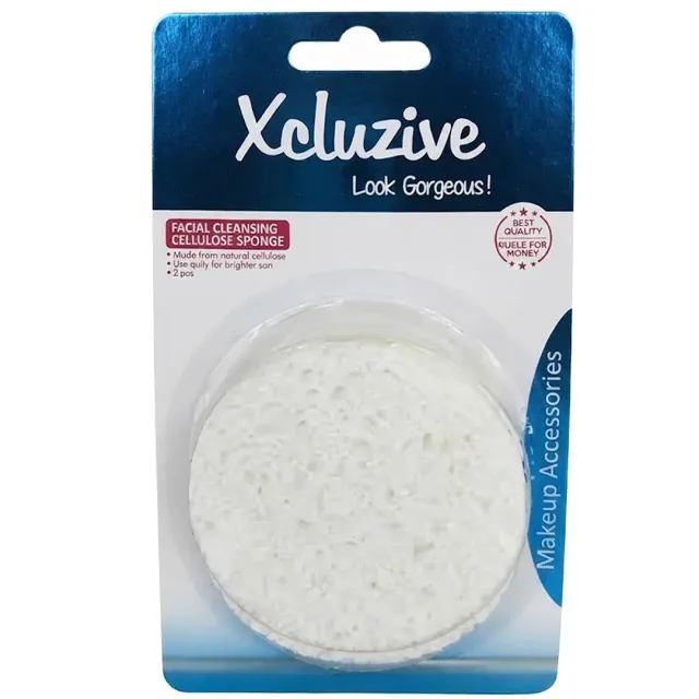 XCLUZIVE MAKEUP SPONGE CELLULOSE ROUND 2s