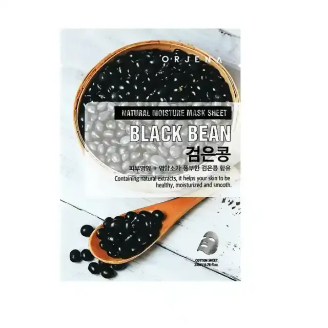 Orjena Natural Moisture Mask Sheet Black Bean 23ml