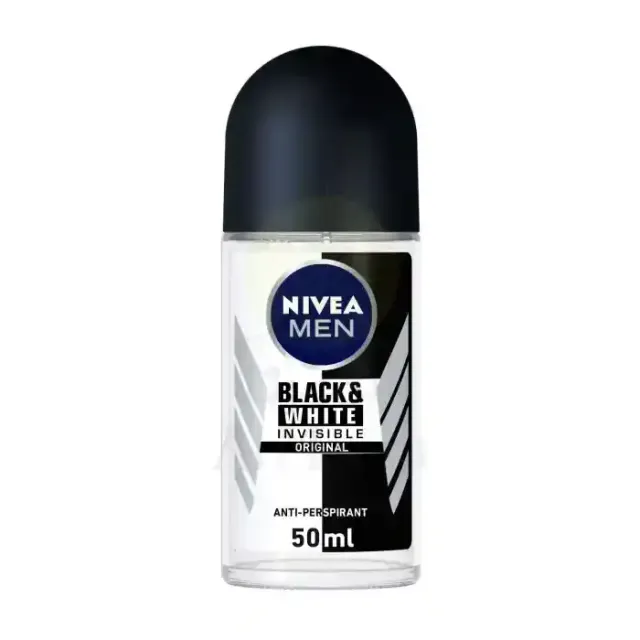 NIVEA BLACK AND WHITE MEN ROLLON 50ML