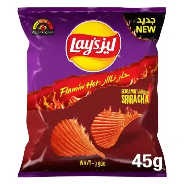 Lay's Chips Flamin’ Hot Sriracha, 45g