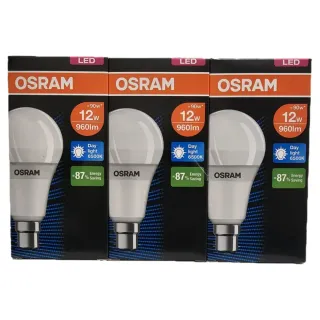 Osram LED Bulb 12W B22 Daylight 3pcs