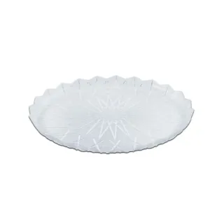 Fun Crystal-Like Plastic Plate 30cm 5 Pcs
