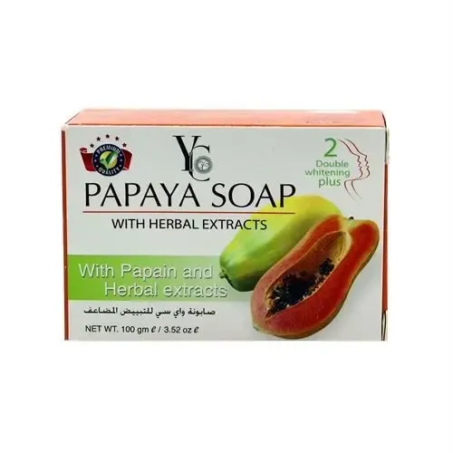 YC Papaya Soap Double Whitening Plus 100g