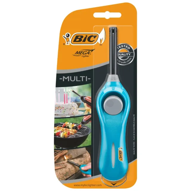 Bic Mega Colours Utility Lighter Assorted, 1pcs