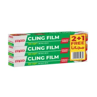 Papco Cling Film 30Cmx30Mx3@Sp