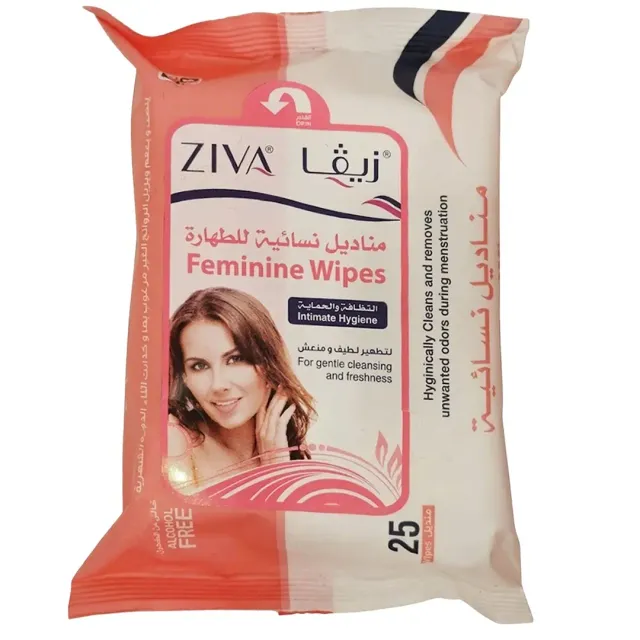 زيفا مسك الطهارة مناديل نسائية 25 منديل