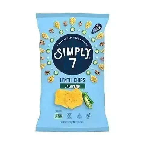 Simply 7 Jalapeno Lentil Chips, 103g