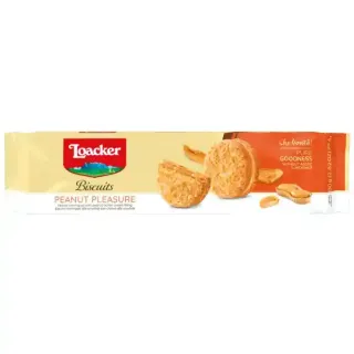 Loacker Biscuits Peanut Pleasure 80g