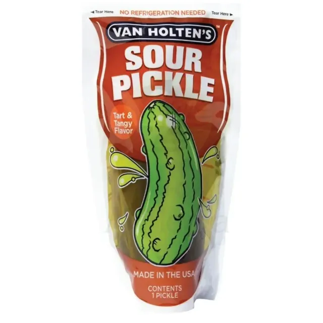VAN HOLTEN'S JUMBO SOUR PCH PICKLE28G@SP