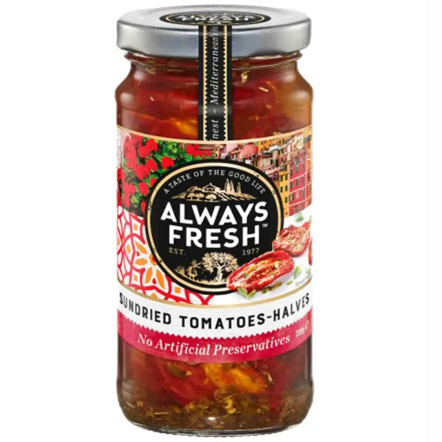 Always Fresh Sundried Tomatoes Halves 220g