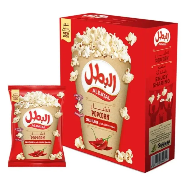 Al Batal Popcorn Chili 14gx18 Pieces