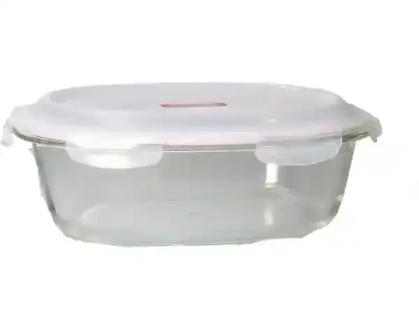 وعاء طعام زجاجي