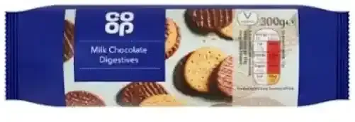 Co-Op Milk Choco Digestive Biscuits 300G