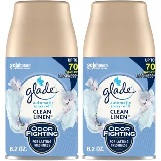 Glade Air Freshener Auto Refill Clean Linen 269 ml x 2 Special Price