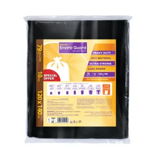 Nature's Enviro Guard Oxo-Biodegradable Flat Garbage Bags XXXL 120x140cm 10pcs