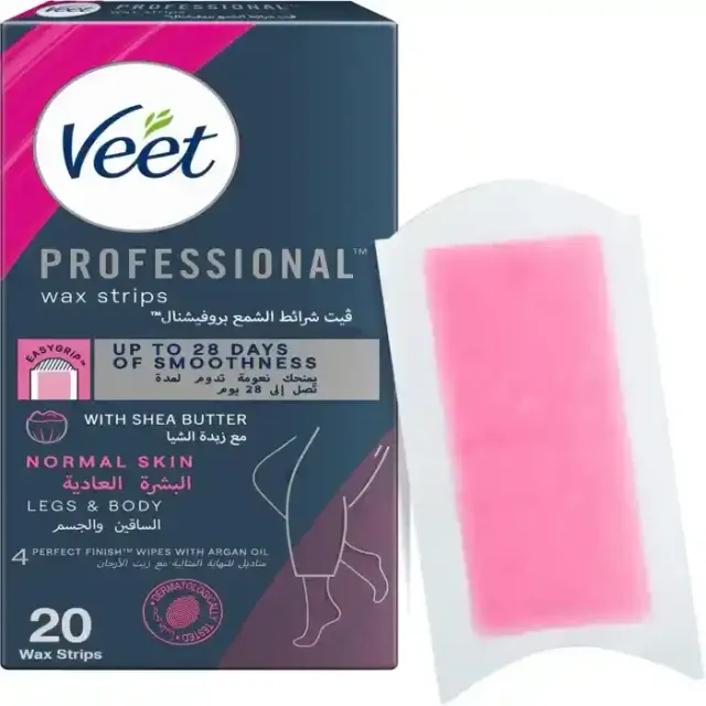 Veet Wax Strips Silk & Fresh Regular 20 Pieces