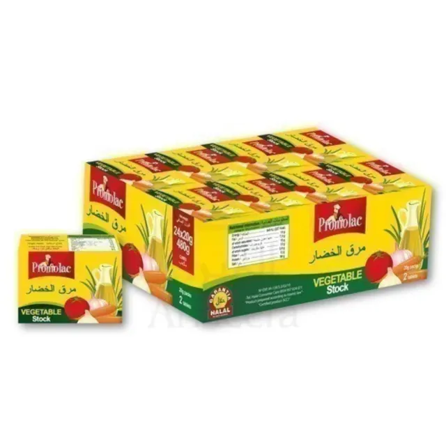PROMOLAC VEGETABLE STOCK CUBES 20gX24