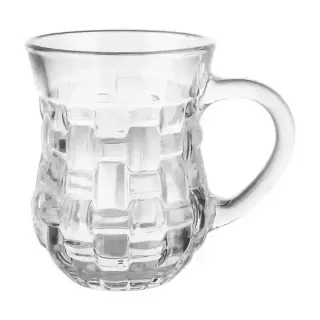 Living Home Glass Istikan 105Ml 6Pcs 397