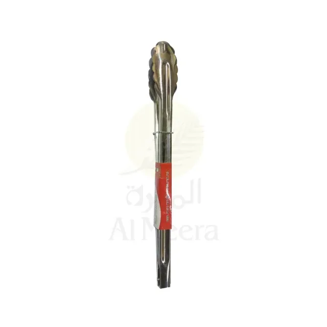 Metal Barbecue Clip Tongs Large