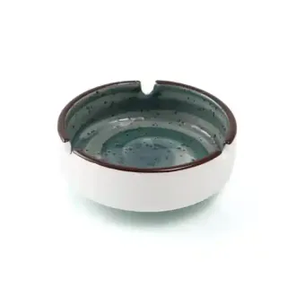 Porceletta Hp Ashtray 10Cm Round Green