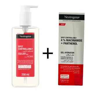 Neutrogena Facial Wash 200 ml + Gel 50 ml Special Price